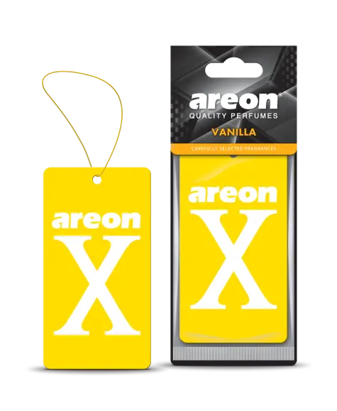 Ароматизатор Areon X-VER Yellow-Vanilla (Жёлтая Ваниль) 704-AXV-015