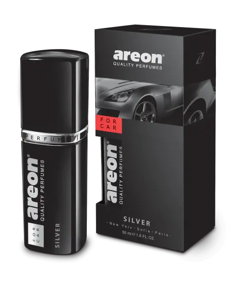 Ароматизатор Areon PERFUME 50 ML SILVER, Премиум-класса 704-AP01